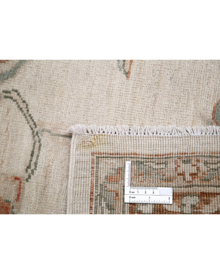 Ziegler 8' 1" X 10' 8" Hand Knotted Wool Rug 8' 1" X 10' 8" (246 X 325) / Ivory / Wool
