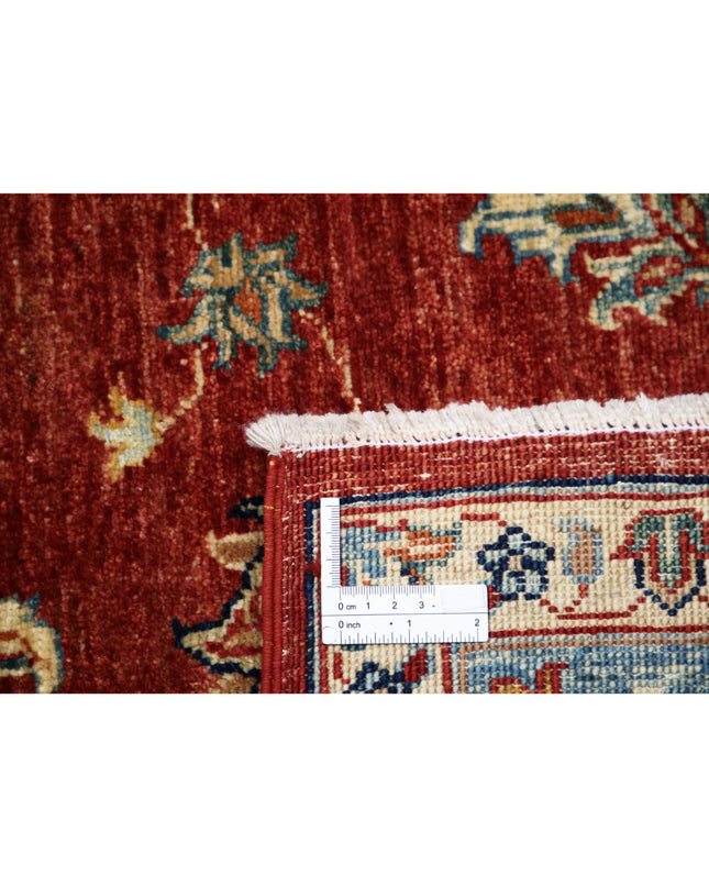 Ziegler 4' 11" X 6' 5" Hand Knotted Wool Rug 4' 11" X 6' 5" (150 X 196) / Red / Wool