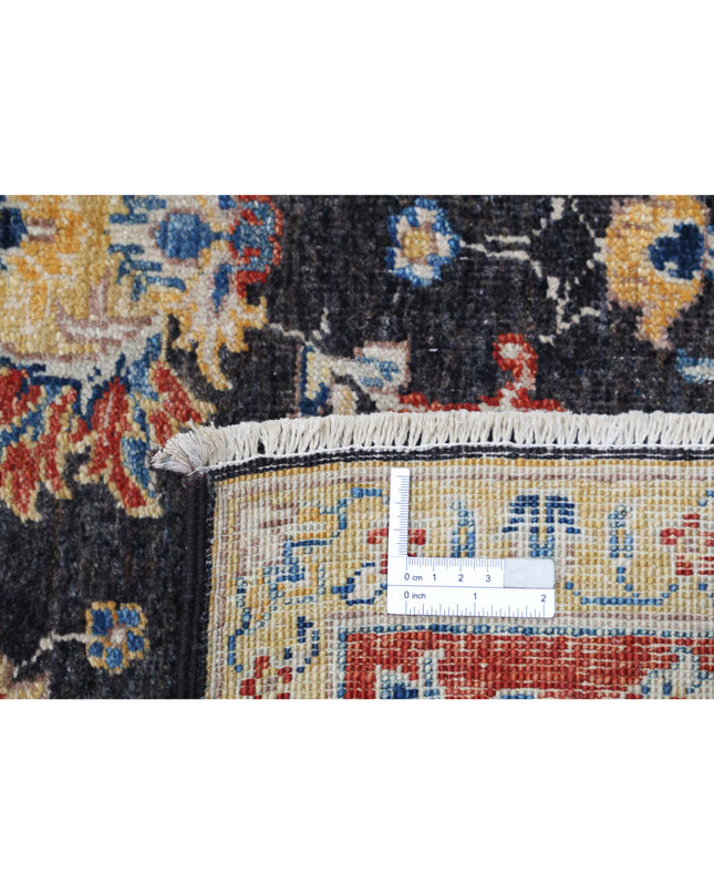 Ziegler 4' 9" X 6' 11" Hand Knotted Wool Rug 4' 9" X 6' 11" (145 X 211) / Black / Wool