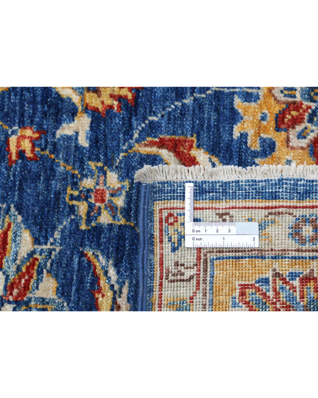 Ziegler 4' 11" X 6' 7" Hand Knotted Wool Rug 4' 11" X 6' 7" (150 X 201) / Blue / Wool