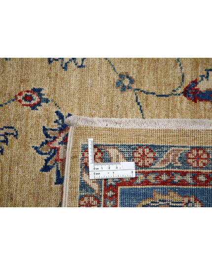 Ziegler 4' 9" X 6' 7" Hand Knotted Wool Rug 4' 9" X 6' 7" (145 X 201) / Gold / Wool