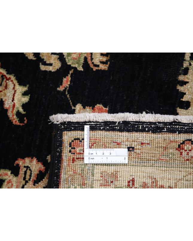 Ziegler 5' 0" X 6' 9" Hand Knotted Wool Rug 5' 0" X 6' 9" (152 X 206) / Black / Wool