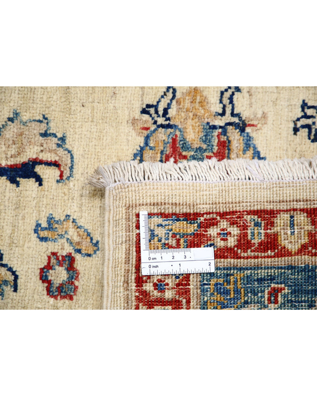 Ziegler 4' 11" X 6' 7" Hand Knotted Wool Rug 4' 11" X 6' 7" (150 X 201) / Ivory / Wool