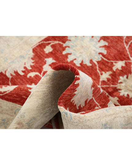 Ziegler 5' 0" X 6' 9" Hand Knotted Wool Rug 5' 0" X 6' 9" (152 X 206) / Red / Wool