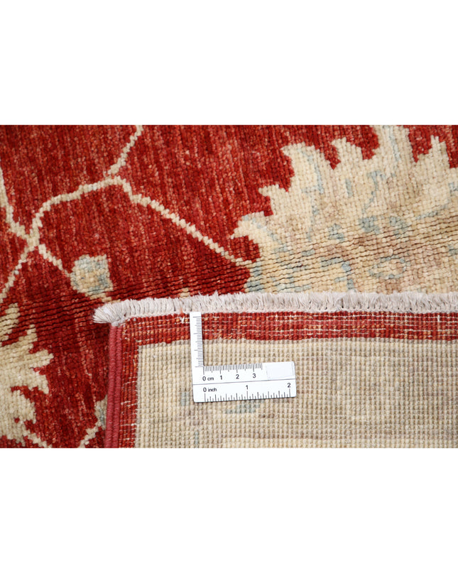 Ziegler 5' 0" X 6' 9" Hand Knotted Wool Rug 5' 0" X 6' 9" (152 X 206) / Red / Wool