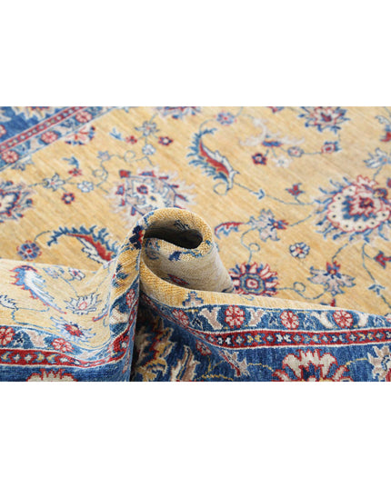 Ziegler 4' 10" X 6' 5" Hand Knotted Wool Rug 4' 10" X 6' 5" (147 X 196) / Gold / Wool