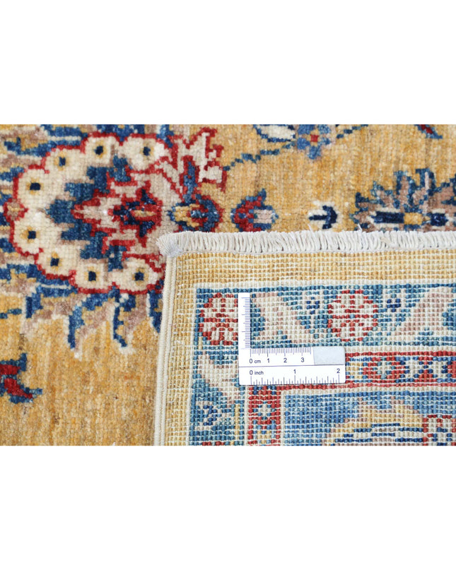 Ziegler 4' 10" X 6' 5" Hand Knotted Wool Rug 4' 10" X 6' 5" (147 X 196) / Gold / Wool