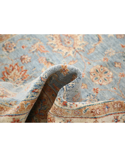 Ziegler 4' 11" X 6' 7" Hand Knotted Wool Rug 4' 11" X 6' 7" (150 X 201) / Grey / Wool