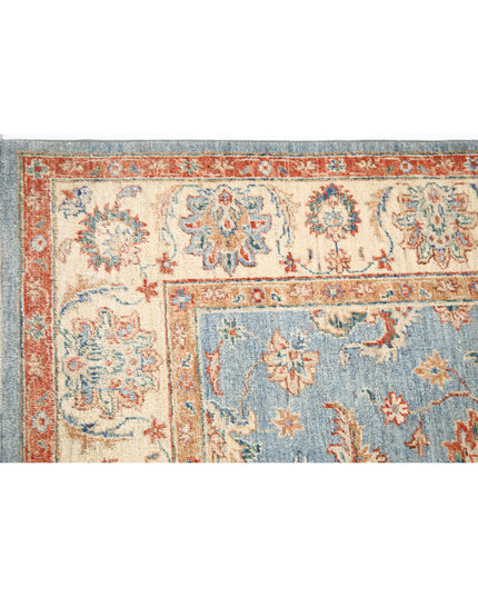 Ziegler 4' 11" X 6' 7" Hand Knotted Wool Rug 4' 11" X 6' 7" (150 X 201) / Grey / Wool
