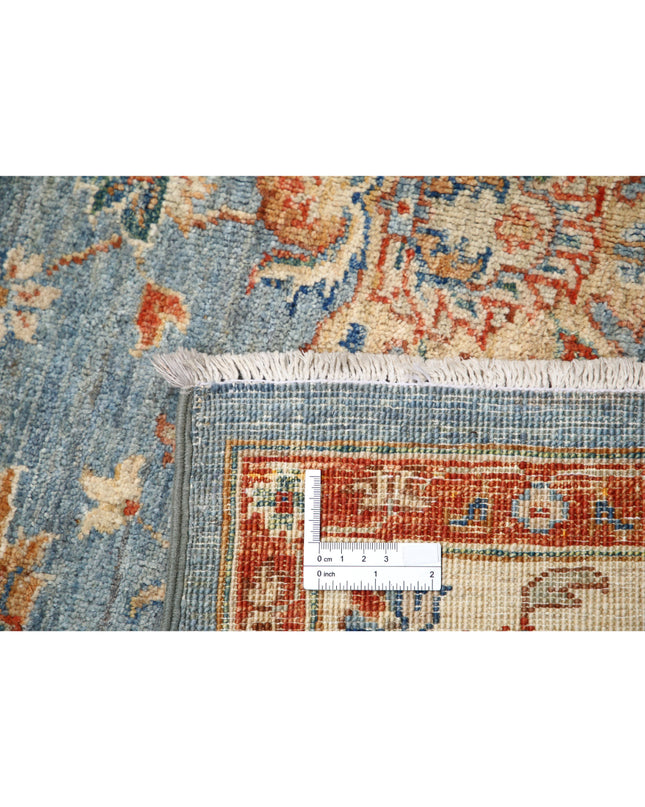 Ziegler 4' 11" X 6' 7" Hand Knotted Wool Rug 4' 11" X 6' 7" (150 X 201) / Grey / Wool