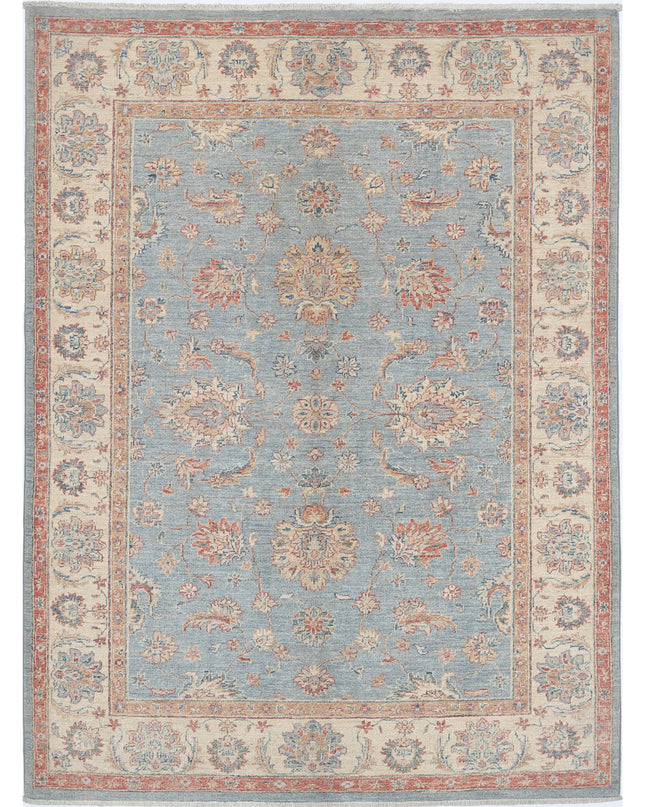 Ziegler 4' 11" X 6' 7" Hand Knotted Wool Rug 4' 11" X 6' 7" (150 X 201) / Grey / Wool