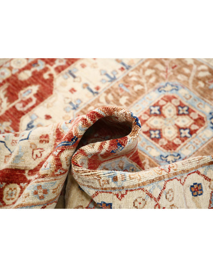 Ziegler 4' 7" X 7' 0" Hand Knotted Wool Rug 4' 7" X 7' 0" (140 X 213) / Red / Wool