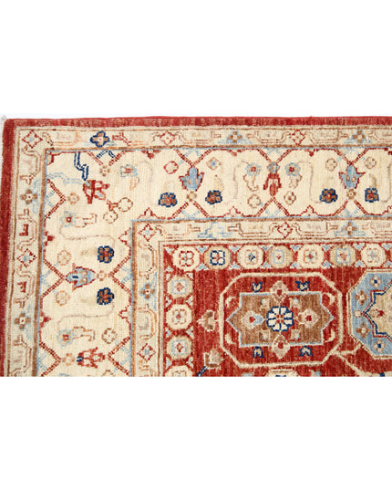 Ziegler 4' 7" X 7' 0" Hand Knotted Wool Rug 4' 7" X 7' 0" (140 X 213) / Red / Wool