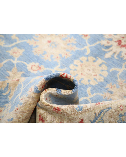 Ziegler 5' 0" X 6' 8" Hand Knotted Wool Rug 5' 0" X 6' 8" (152 X 203) / Blue / Wool
