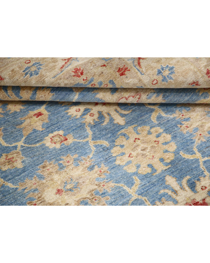 Ziegler 5' 0" X 6' 8" Hand Knotted Wool Rug 5' 0" X 6' 8" (152 X 203) / Blue / Wool