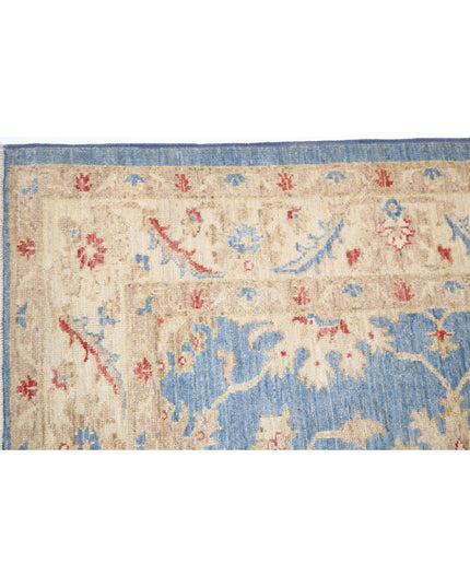 Ziegler 5' 0" X 6' 8" Hand Knotted Wool Rug 5' 0" X 6' 8" (152 X 203) / Blue / Wool