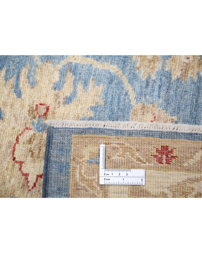 Ziegler 5' 0" X 6' 8" Hand Knotted Wool Rug 5' 0" X 6' 8" (152 X 203) / Blue / Wool