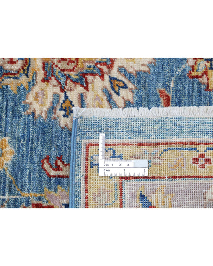 Ziegler 4' 11" X 6' 6" Hand Knotted Wool Rug 4' 11" X 6' 6" (150 X 198) / Blue / Wool