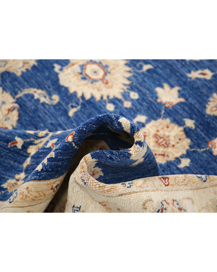 Ziegler 5' 0" X 6' 8" Hand Knotted Wool Rug 5' 0" X 6' 8" (152 X 203) / Blue / Wool