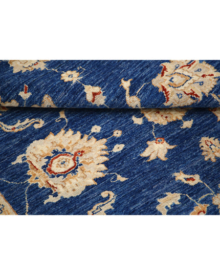 Ziegler 5' 0" X 6' 8" Hand Knotted Wool Rug 5' 0" X 6' 8" (152 X 203) / Blue / Wool