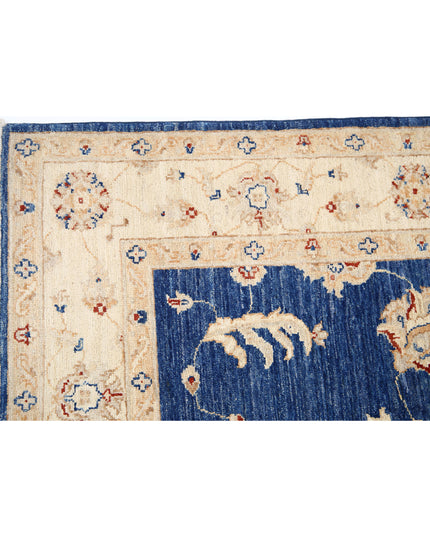 Ziegler 5' 0" X 6' 8" Hand Knotted Wool Rug 5' 0" X 6' 8" (152 X 203) / Blue / Wool