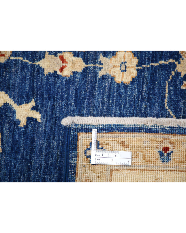Ziegler 5' 0" X 6' 8" Hand Knotted Wool Rug 5' 0" X 6' 8" (152 X 203) / Blue / Wool
