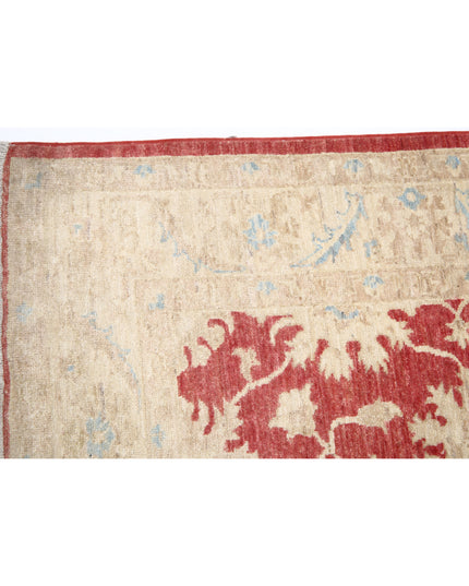 Ziegler 4' 10" X 6' 8" Hand Knotted Wool Rug 4' 10" X 6' 8" (147 X 203) / Red / Wool