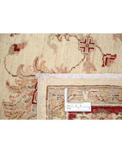 Ziegler 5' 0" X 6' 8" Hand Knotted Wool Rug 5' 0" X 6' 8" (152 X 203) / Ivory / Wool