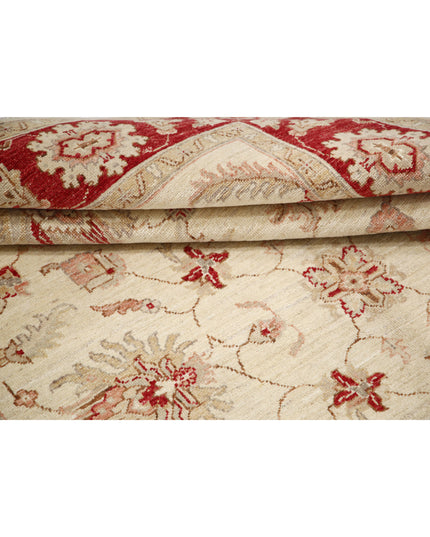Ziegler 5' 0" X 6' 8" Hand Knotted Wool Rug 5' 0" X 6' 8" (152 X 203) / Ivory / Wool