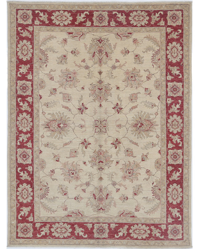 Ziegler 5' 0" X 6' 8" Hand Knotted Wool Rug 5' 0" X 6' 8" (152 X 203) / Ivory / Wool