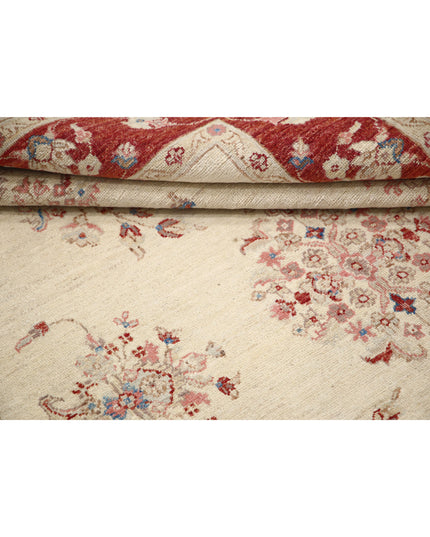 Ziegler 5' 0" X 6' 11" Hand Knotted Wool Rug 5' 0" X 6' 11" (152 X 211) / Ivory / Wool