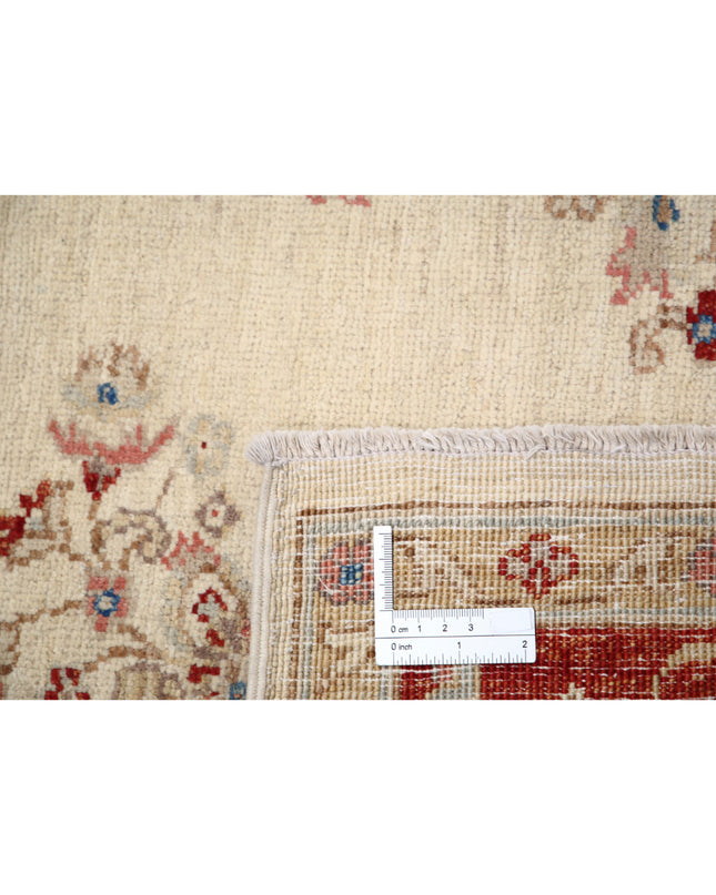 Ziegler 5' 0" X 6' 11" Hand Knotted Wool Rug 5' 0" X 6' 11" (152 X 211) / Ivory / Wool