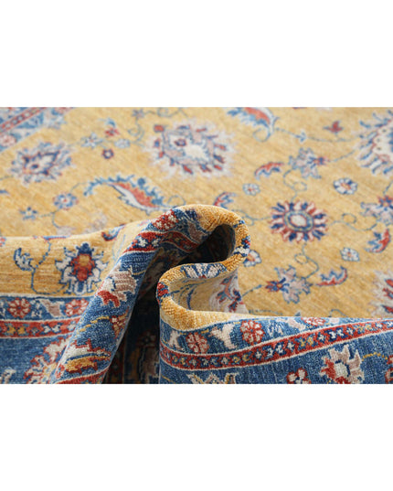 Ziegler 5' 0" X 6' 8" Hand Knotted Wool Rug 5' 0" X 6' 8" (152 X 203) / Gold / Wool