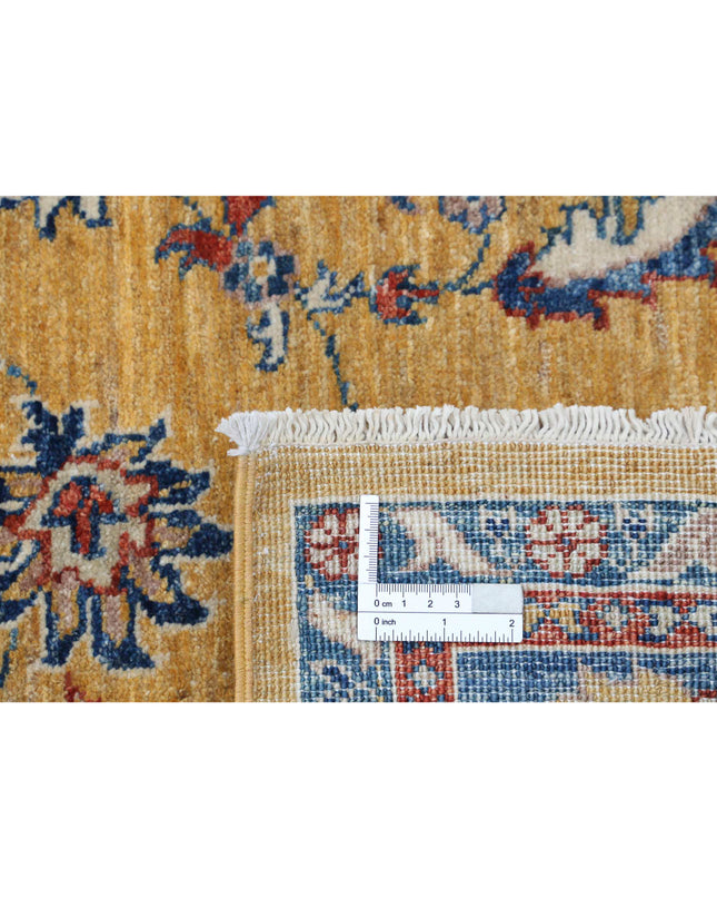 Ziegler 5' 0" X 6' 8" Hand Knotted Wool Rug 5' 0" X 6' 8" (152 X 203) / Gold / Wool