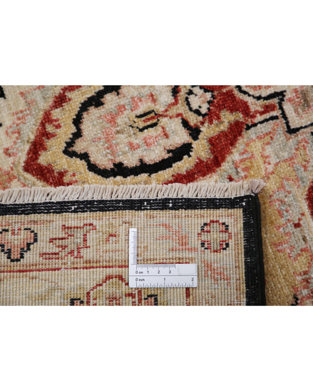 Ziegler 4' 10" X 6' 2" Hand Knotted Wool Rug 4' 10" X 6' 2" (147 X 188) / Black / Wool