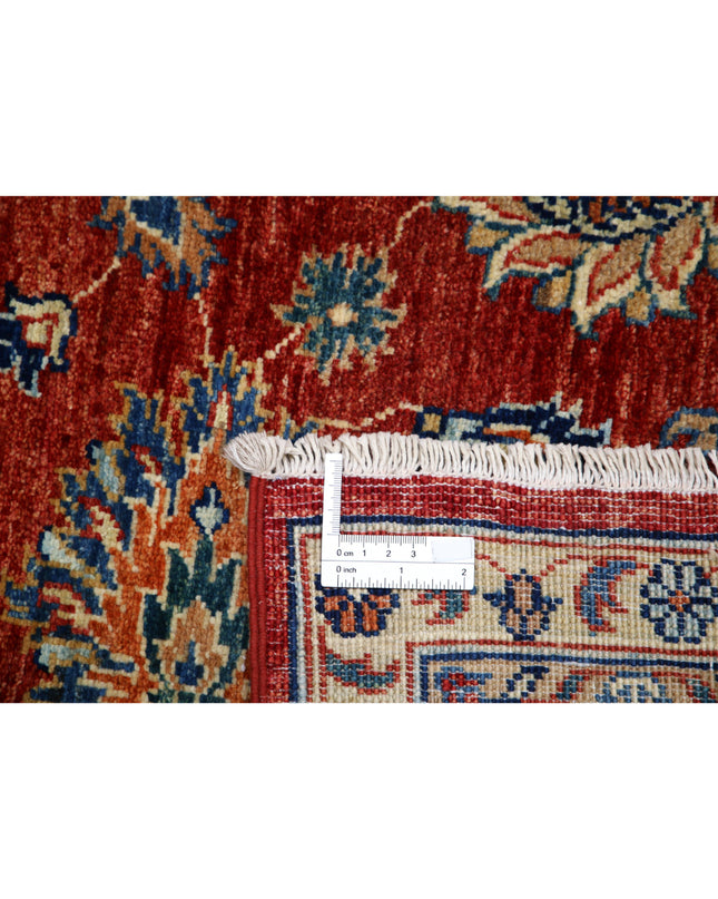 Ziegler 4' 10" X 6' 11" Hand Knotted Wool Rug 4' 10" X 6' 11" (147 X 211) / Red / Wool