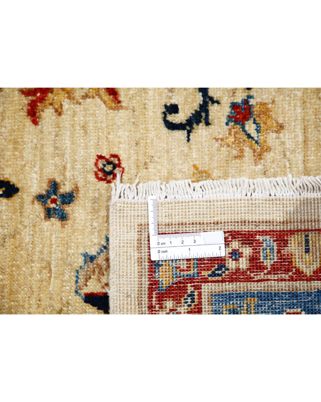 Ziegler 5' 0" X 6' 7" Hand Knotted Wool Rug 5' 0" X 6' 7" (152 X 201) / Ivory / Wool