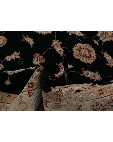 Ziegler 4' 11" X 6' 3" Hand Knotted Wool Rug 4' 11" X 6' 3" (150 X 191) / Black / Wool