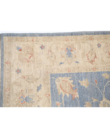 Ziegler 5' 0" X 6' 4" Hand Knotted Wool Rug 5' 0" X 6' 4" (152 X 193) / Blue / Wool