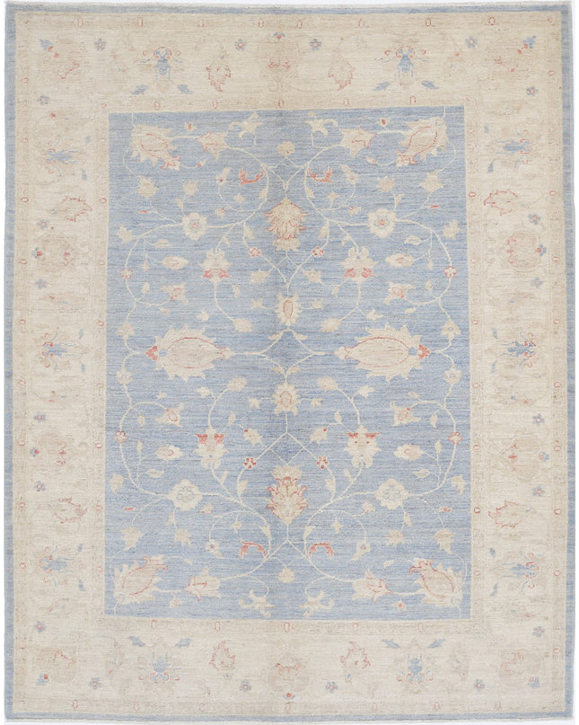 Ziegler 5' 0" X 6' 4" Hand Knotted Wool Rug 5' 0" X 6' 4" (152 X 193) / Blue / Wool