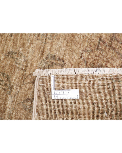 Ziegler 6' 6" X 9' 3" Hand Knotted Wool Rug 6' 6" X 9' 3" (198 X 282) / Brown / Wool