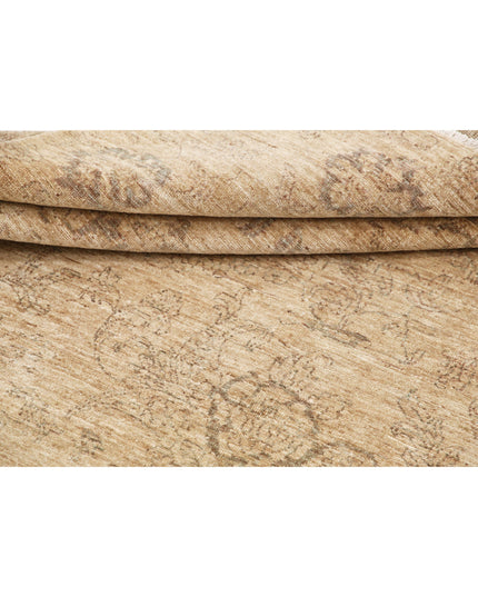 Ziegler 6' 6" X 9' 3" Hand Knotted Wool Rug 6' 6" X 9' 3" (198 X 282) / Brown / Wool