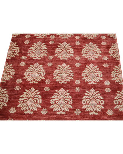 Ziegler 3' 2" X 4' 0" Hand Knotted Wool Rug 3' 2" X 4' 0" (97 X 122) / Red / Wool