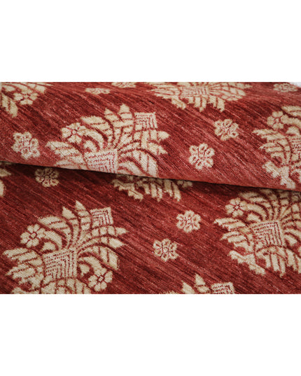 Ziegler 3' 2" X 4' 0" Hand Knotted Wool Rug 3' 2" X 4' 0" (97 X 122) / Red / Wool
