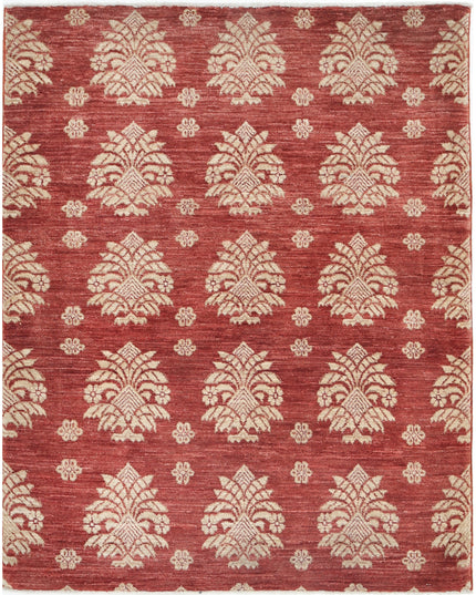 Ziegler 3' 2" X 4' 0" Hand Knotted Wool Rug 3' 2" X 4' 0" (97 X 122) / Red / Wool