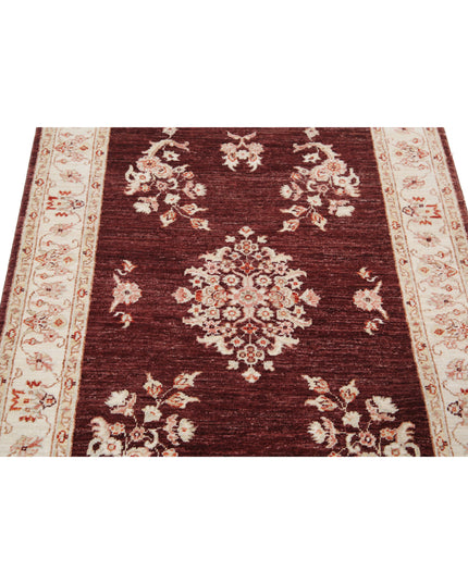 Ziegler 3' 5" X 4' 11" Hand Knotted Wool Rug 3' 5" X 4' 11" (104 X 150) / Brown / Wool