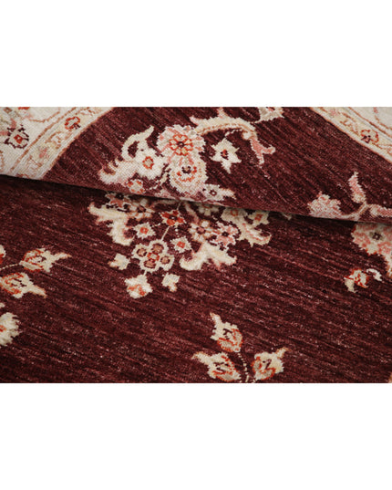 Ziegler 3' 5" X 4' 11" Hand Knotted Wool Rug 3' 5" X 4' 11" (104 X 150) / Brown / Wool