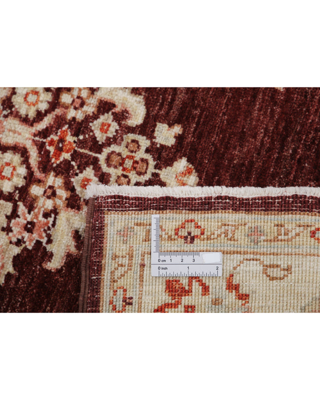 Ziegler 3' 5" X 4' 11" Hand Knotted Wool Rug 3' 5" X 4' 11" (104 X 150) / Brown / Wool