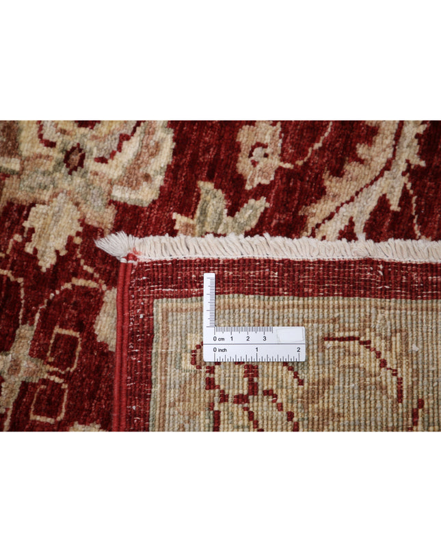 Ziegler 3' 0" X 4' 7" Hand Knotted Wool Rug 3' 0" X 4' 7" (91 X 140) / Red / Wool