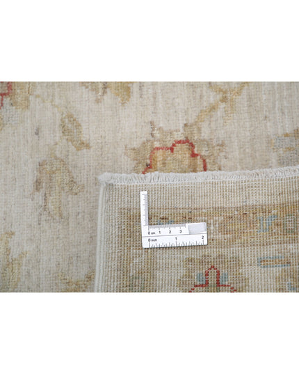 Ziegler 2' 8" X 3' 11" Hand Knotted Wool Rug 2' 8" X 3' 11" (81 X 119) / Ivory / Wool